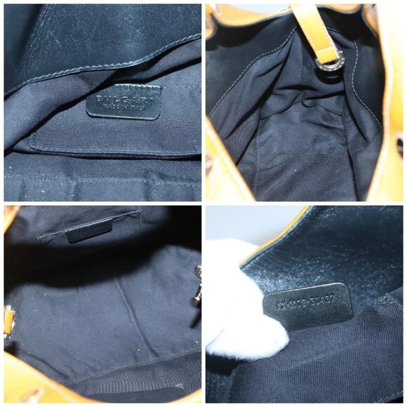 BVLGARI Chandra Hand Bag Enamel 2way Yellow Gold Auth 125921 - Picture 15 of 16